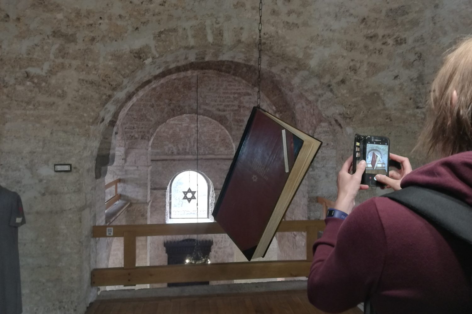 Book listing 12,000 Jews who perished during the Holocaust, in the Jewish Museum of Bosnia and Herzegovina, part of a Sarajevo Insider tour