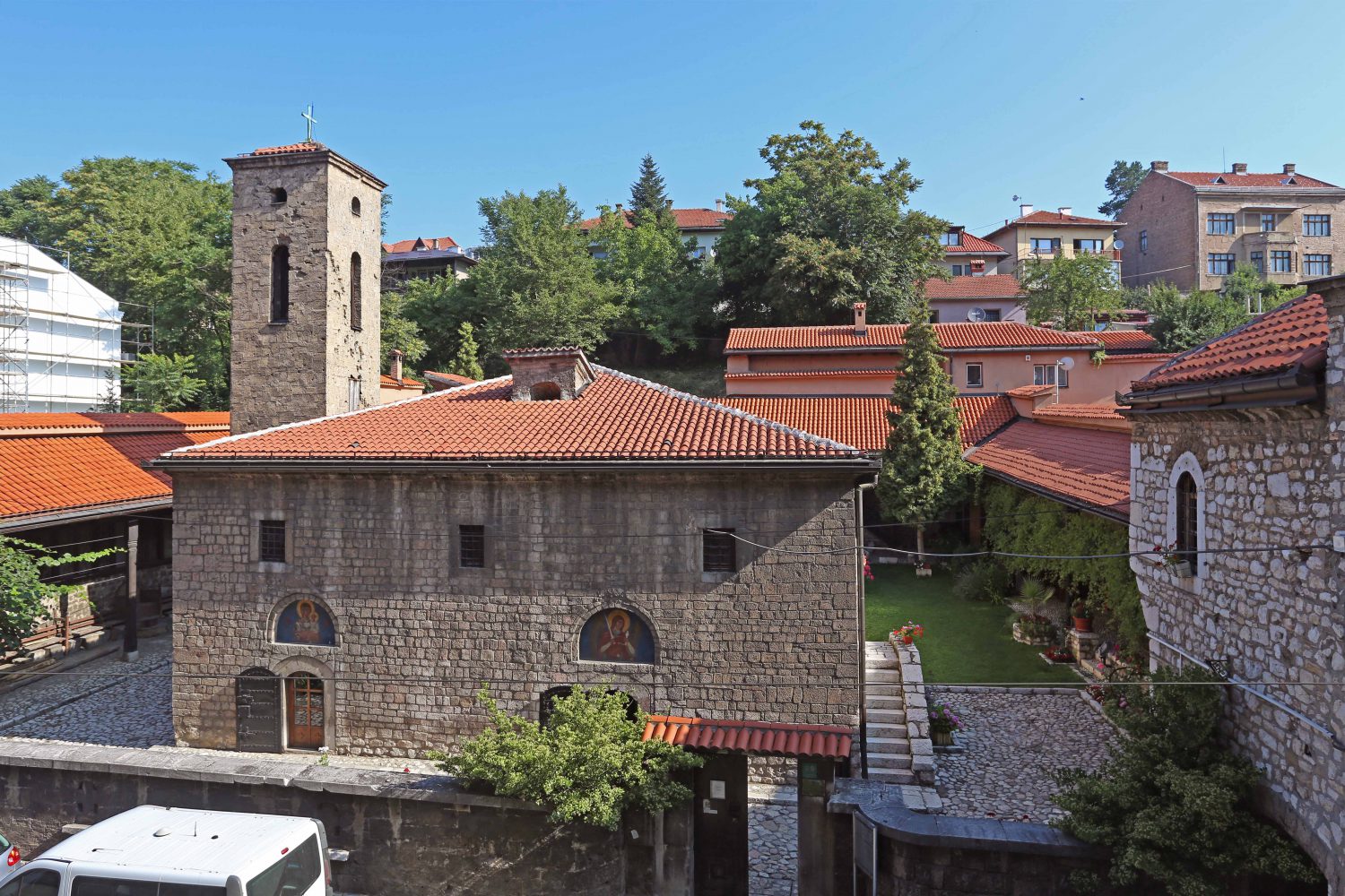 Old Orthodox Church of the Holy Archangels Michael and Gabriel in Sarajevo during a Sarajevo Insider tour