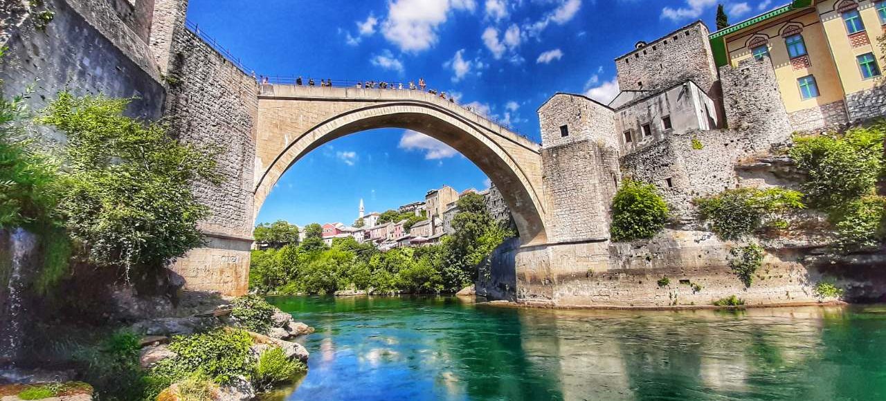 Stari Most (Old Bridge) in Mostar, Bosnia and Herzegovina