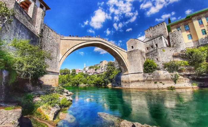 Stari Most (Old Bridge) in Mostar, Bosnia and Herzegovina