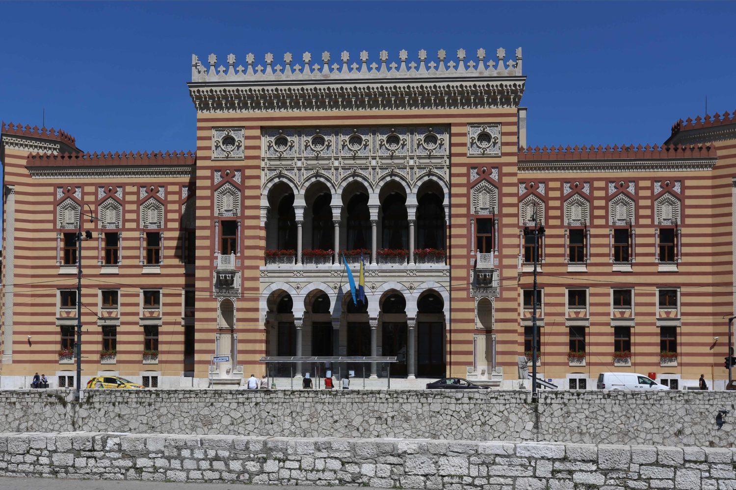 Sarajevo City Hall (Vijećnica) captured by Dženat Dreković